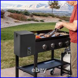 Pellet Smoker Hopper Assembly Kit Electric Wood Grill Part Hopper Conversion Set