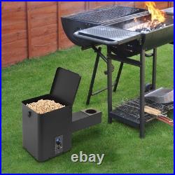 Pellet Smoker Hopper Assembly Kit Electric Wood Grill Part Hopper Conversion Set