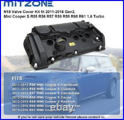 Plastic Valve Cover Assembly for Mini Cooper S with Complete Installation Parts