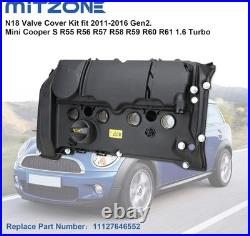 Plastic Valve Cover Assembly for Mini Cooper S with Complete Installation Parts
