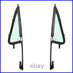 Precision Parts Complete Green Glass Window Vent Pair Kit Chevy C10 81-87