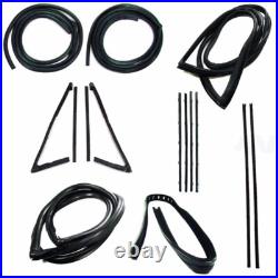 Precision Parts Weatherstrip Kit Complete With Trim Groove For Large Rear Win