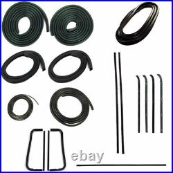 Precision Parts Weatherstrip Kit Complete Without Trim Groove For Non-Metal T