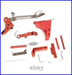 Red Glock 19 17 Complete Slide + Lower Parts Kit GEN 3 Trigger LPK G19 G17 Pins