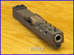 Rock Slide USA Complete Upper for Glock 19 9mm With SS Barrel & LPK. RMR BRONZE