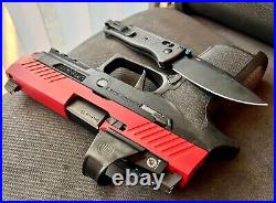 Sig P320 Complete Slide + Romeo 1 Dot Sight Supp Sights 3.9 Compact +FREE KNIFE