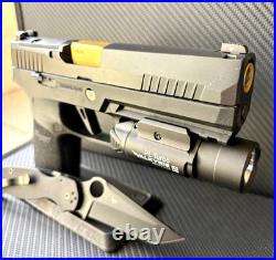 Sig P320 Full Size Slide Night Sights Optics Cut Complete 4.7 Upper +FREE KNIFE