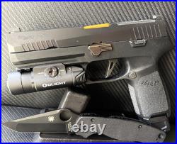 Sig P320 Full Size Slide Night Sights Optics Cut Complete 4.7 Upper +FREE KNIFE