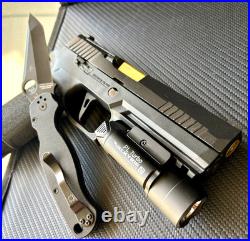 Sig P320 Full Size Slide Night Sights Optics Cut Complete 4.7 Upper +FREE KNIFE