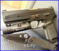 Sig P320 Full Size Slide Night Sights Optics Cut Complete 4.7 Upper +FREE KNIFE