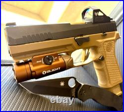 Sig P320 Full Size Slide with Red Dot Sight RMR Cut Complete 4.7 Upper FREE KNIFE