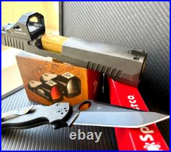 Sig P320 Full Size Slide with Red Dot Sight RMR Cut Complete 4.7 Upper FREE KNIFE
