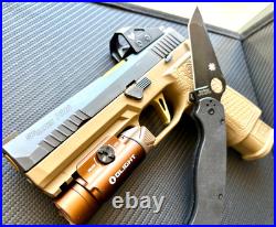 Sig P320 Full Size Slide with Red Dot Sight RMR Cut Complete 4.7 Upper FREE KNIFE