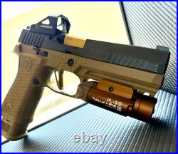 Sig P320 Full Size Slide with Red Dot Sight RMR Cut Complete 4.7 Upper FREE KNIFE