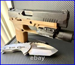 Sig P320 Full Size Slide with Romeo Optics Cut Complete 4.7 M17 Upper +FREE KNIFE