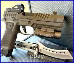 Sig P320 Legion Slide Compensator + Red Dot Sight Complete Full Size RMR Upper