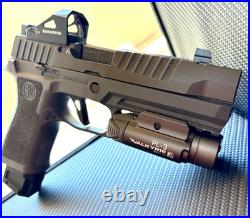 Sig P320 Legion Slide Compensator + Red Dot Sight Complete Full Size RMR Upper