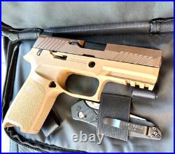 Sig P320 M18 Slide Complete Compact 3.9 Upper Leupold DPP Optics Cut FREE KNIFE
