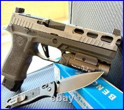 Sig P320 ProCut Slide Leupold DPP Cut Complete Full Size 4.7 Upper +FREE KNIFE