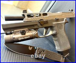 Sig P320 ProCut Slide Leupold DPP Cut Complete Full Size 4.7 Upper +FREE KNIFE