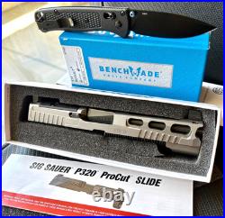 Sig P320 ProCut Slide Leupold DPP Cut Complete Full Size 4.7 Upper +FREE KNIFE