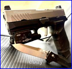 Sig P320 Slide Optimus Barrel Complete Compact 3.9 Upper Optics Cut +FREE KNIFE