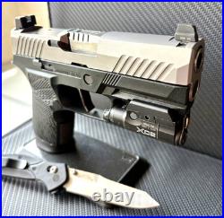 Sig P320 Slide Optimus Barrel Complete Compact 3.9 Upper Optics Cut +FREE KNIFE