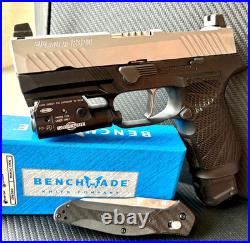 Sig P320 Slide Optimus Barrel Complete Compact 3.9 Upper Optics Cut +FREE KNIFE