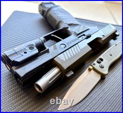 Sig P320 Slide with Agency Arms Barrel Complete M18 Compact 3.9 Upper +FREE KNIFE