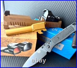 Sig P320 Slide with Red Dot Sight Complete M18 Compact 3.9 Upper FDE +FREE KNIFE