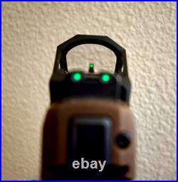 Sig P320 Slide with Red Dot Sight Complete M18 Compact 3.9 Upper FDE +FREE KNIFE