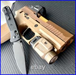 Sig P320 Slide with Red Dot Sight Complete M18 Compact 3.9 Upper FDE +FREE KNIFE