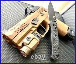 Sig P320 Slide with Red Dot Sight Complete M18 Compact 3.9 Upper FDE +FREE KNIFE