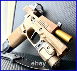 Sig P320 Slide with Red Dot Sight Complete M18 Compact 3.9 Upper FDE +FREE KNIFE