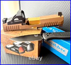 Sig P320 Slide with Red Dot Sight Complete M18 Compact 3.9 Upper FDE +FREE KNIFE