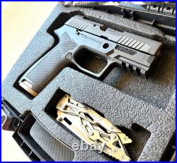 Sig P320 X-Compact Slide Night Sights & Optics Cut Complete 3.6 Upper +EXTRAS Sig P320 X-Compact Slide Night Sights & Optics Cut Complete 3.6 Upper +EXTRAS