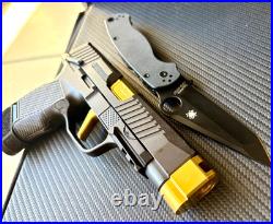 Sig P365XL Slide + Zaffiri Threadless Compensator Complete 3.7 Upper FREE KNIFE