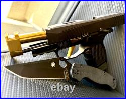 Sig P365XL Slide + Zaffiri Threadless Compensator Complete 3.7 Upper FREE KNIFE