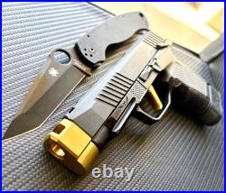 Sig P365XL Slide + Zaffiri Threadless Compensator Complete 3.7 Upper FREE KNIFE