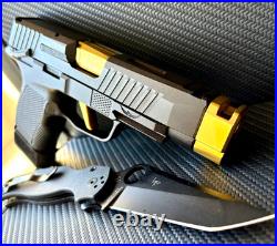 Sig P365XL Slide + Zaffiri Threadless Compensator Complete 3.7 Upper FREE KNIFE