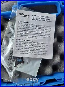Sig Sauer P229 Factory Original. 22lr Rimfire Conversion Kit Sig 229.22 Lr