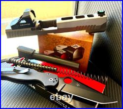 Sig Sauer P320 X-FIVE Slide with Red Dot Sight Complete RMR Cut Upper FREE KNIFE