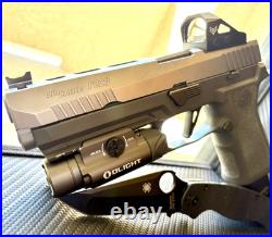 Sig Sauer P320 X-FIVE Slide with Red Dot Sight Complete RMR Cut Upper FREE KNIFE