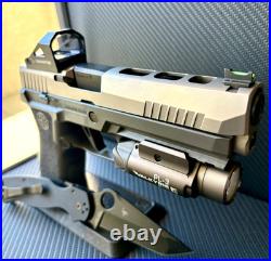 Sig Sauer P320 X-FIVE Slide with Red Dot Sight Complete RMR Cut Upper FREE KNIFE