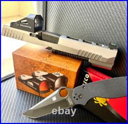 Sig Sauer P320 X-FIVE Slide with Red Dot Sight Complete RMR Cut Upper FREE KNIFE