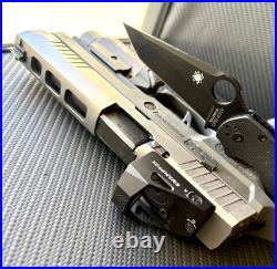 Sig Sauer P320 X-FIVE Slide with Red Dot Sight Complete RMR Cut Upper FREE KNIFE