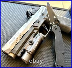 Sig Sauer P320 X-FIVE Slide with Red Dot Sight Complete RMR Cut Upper FREE KNIFE