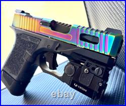 Slide For Glock 26 Gen 3 Trijicon RMR Optics Cut Complete G26 Upper +FREE KNIFE