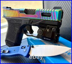 Slide For Glock 26 Gen 3 Trijicon RMR Optics Cut Complete G26 Upper +FREE KNIFE