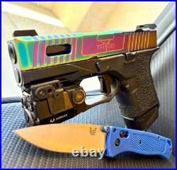 Slide For Glock 26 Gen 3 Trijicon RMR Optics Cut Complete G26 Upper +FREE KNIFE